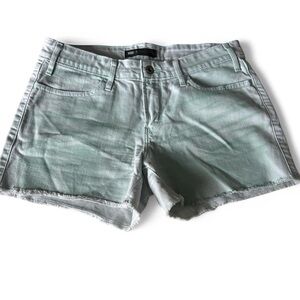Levi’s Cut-Off Denim Shorts - Mint Green wash  - Women’s Size 8